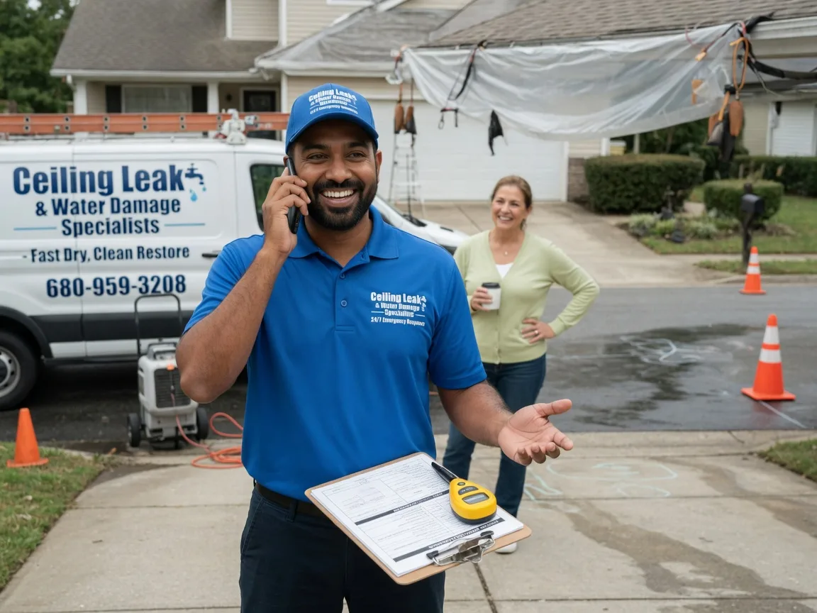 Ceiling Leak Cleanup Cape May Court House, NJ FAQs